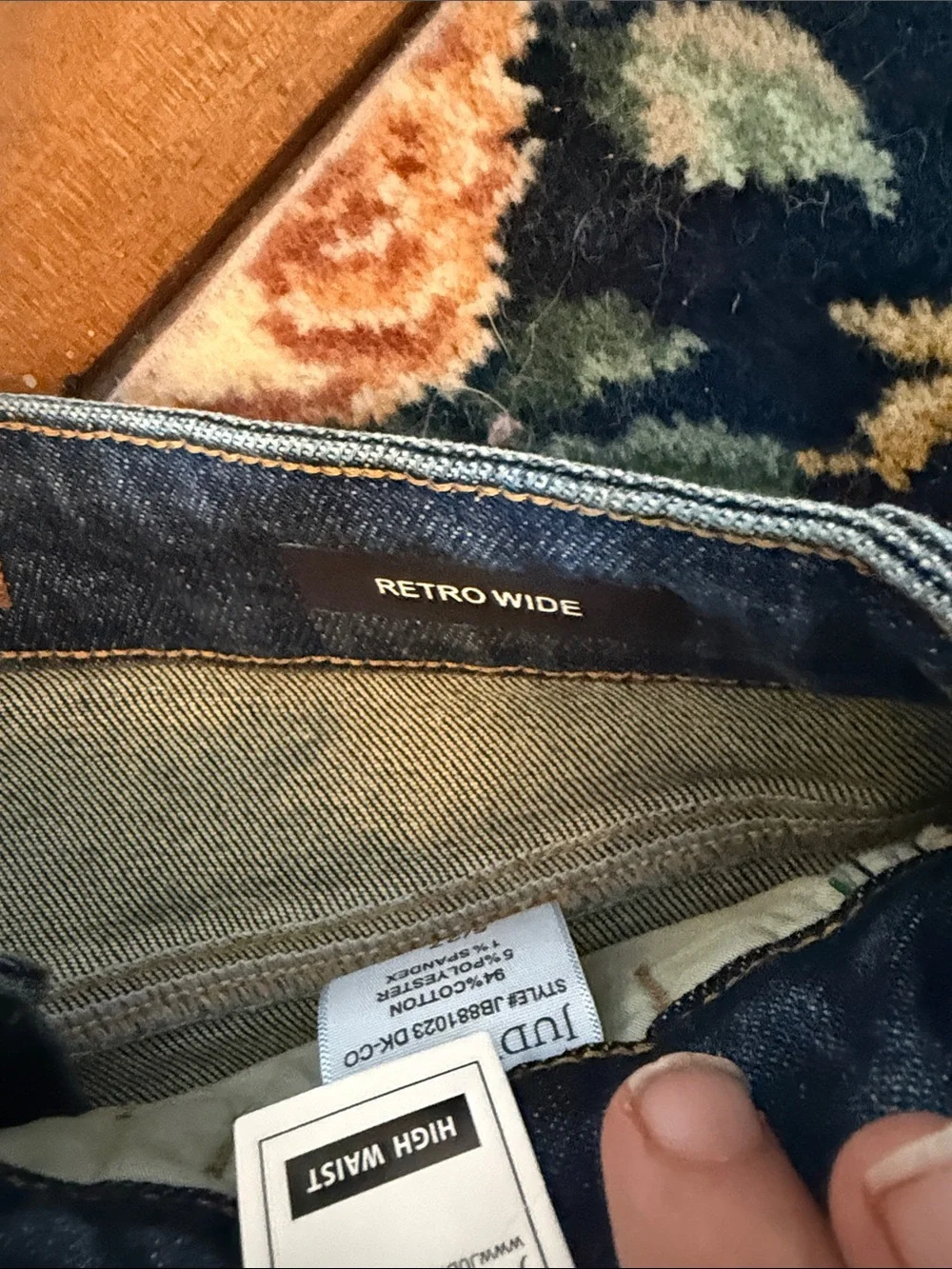Judy Blue High Rise dark wash tummy control retro wide leg jeans- NWT. Retail 78